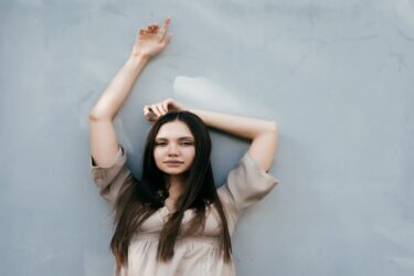 Jak zostać modelką? - Modelka na sesji