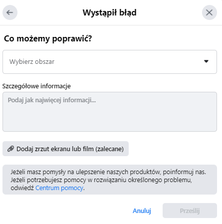 jak się skontaktować z facebookiem