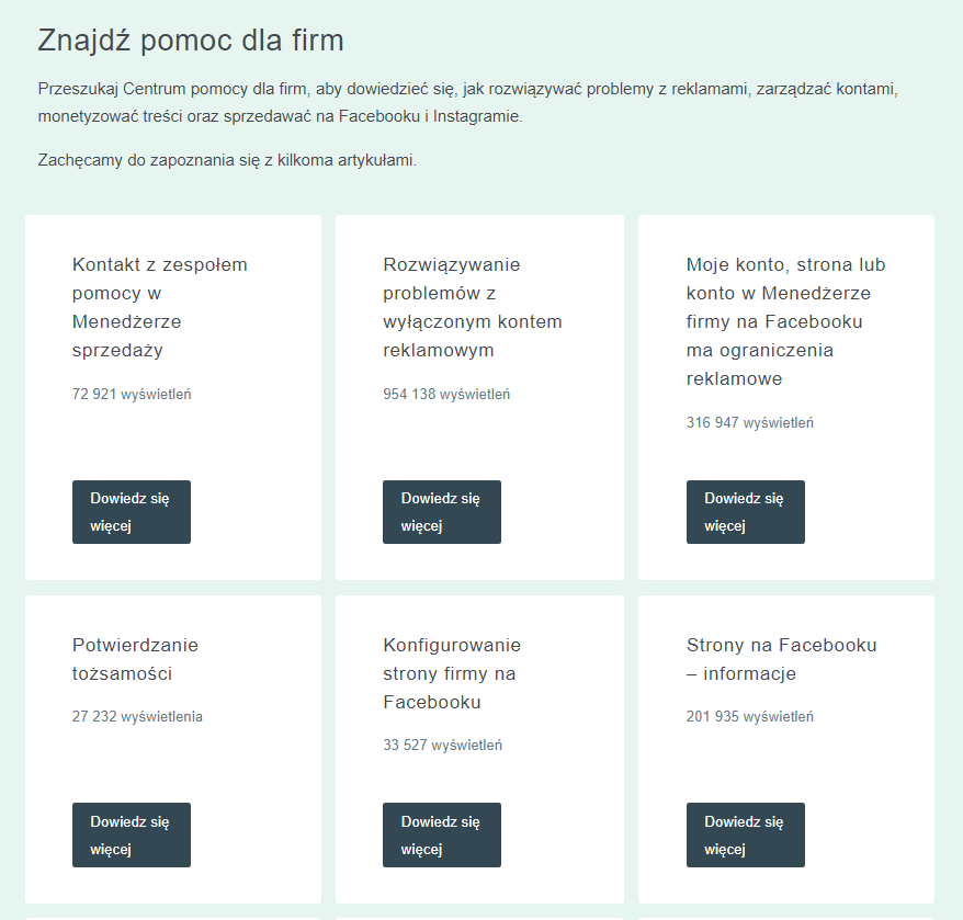 jak skontaktować się z administratorem Facebooka