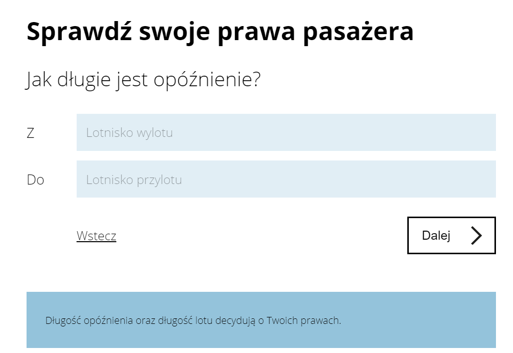 kalkulator praw pasażera