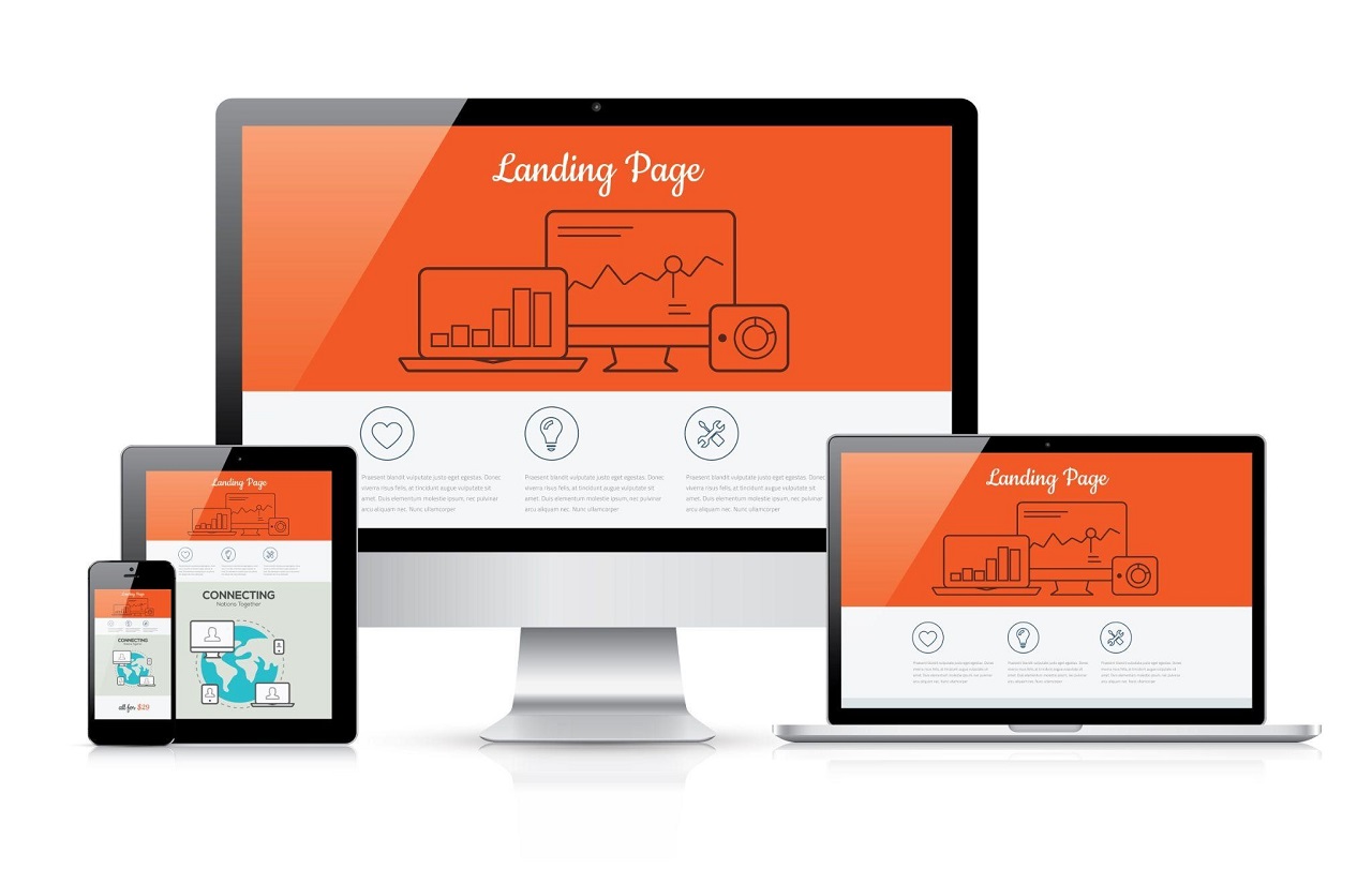 treść na landing page