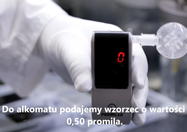kalibracja alkomatu AL-8000 SILVER
