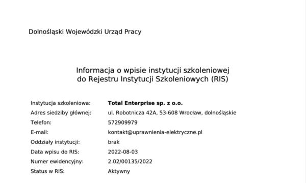 uprawnienia-elektryczne-certyfikat-ris