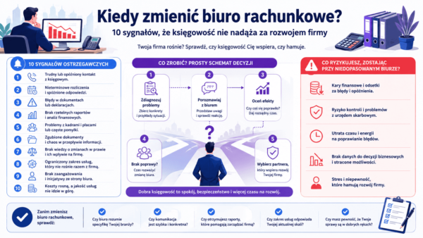 zmiana biura rachunkowego - infografika