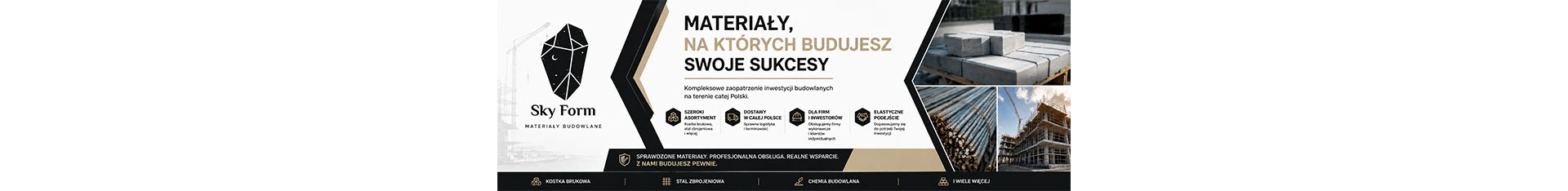Baner promujący rekrutację w firmie Sky Form Sp. z o.o.