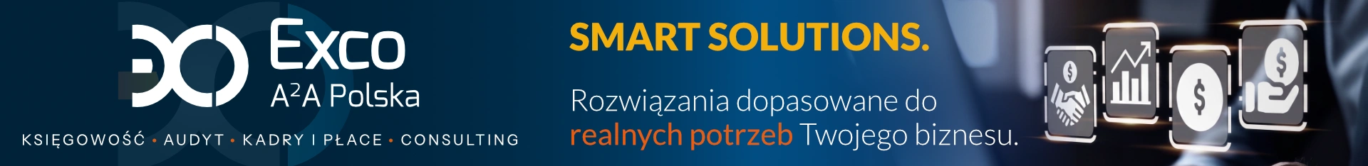 Baner promujący pracę w firmie Exco A2A Polska Sp. z o.o.