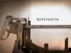 Napis motivation napisany na maszynie do pisania