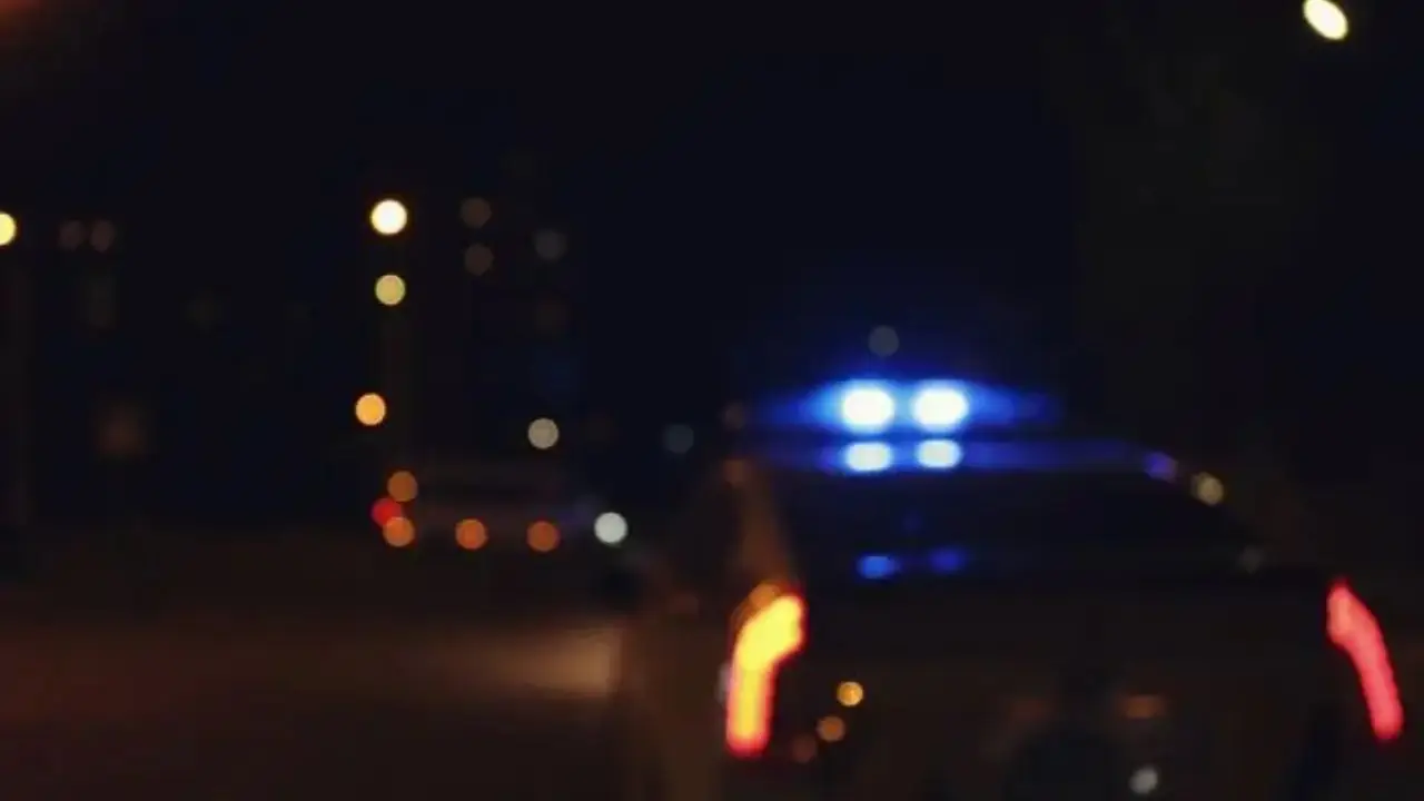 Stopnie w policji - samochód policyjny