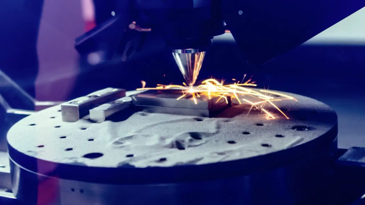 Operator CNC - drukarka podczas produkcji elementów metalowych