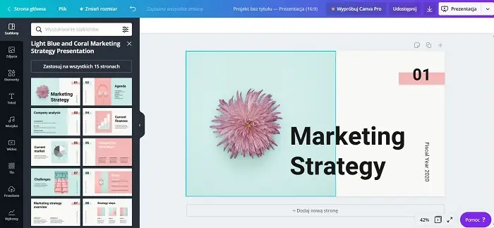 Tworzenie prezentacji w programie Canva