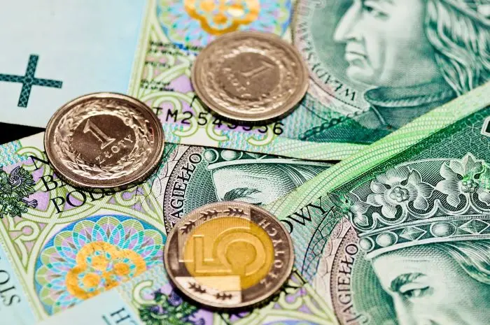 Polska waluta, 1 zł i 100 zł