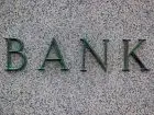 Napis bank na tablicy
