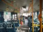 Kierowca MPK - wnętrze autobusu