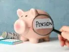 Świnka skarbonka z podpisem pansion