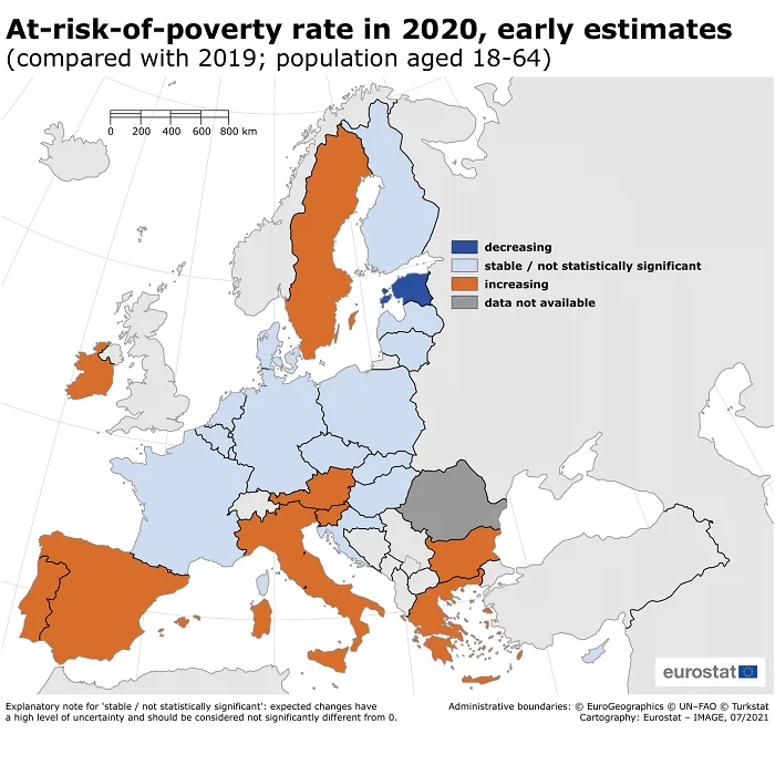 zagrożenie ubóstwem w Europie a pandemia