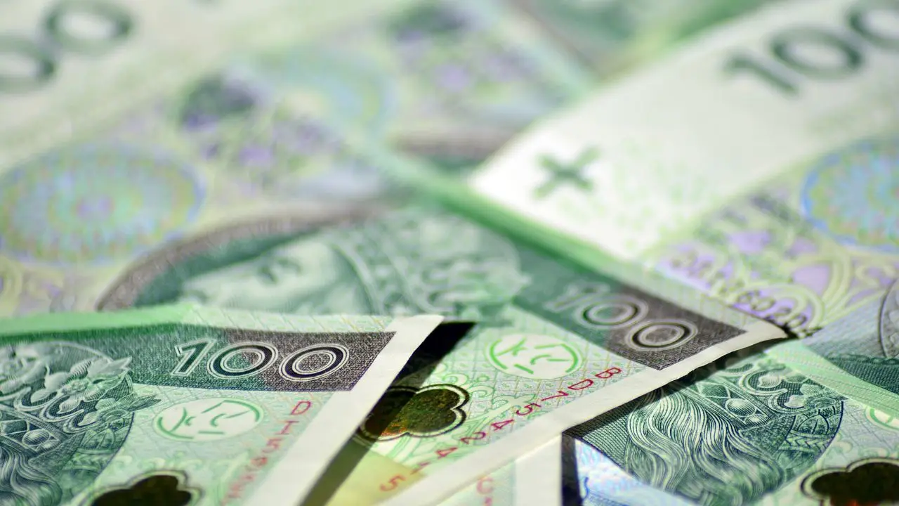 Subwencja ogólna - polskie banknoty 100 zł