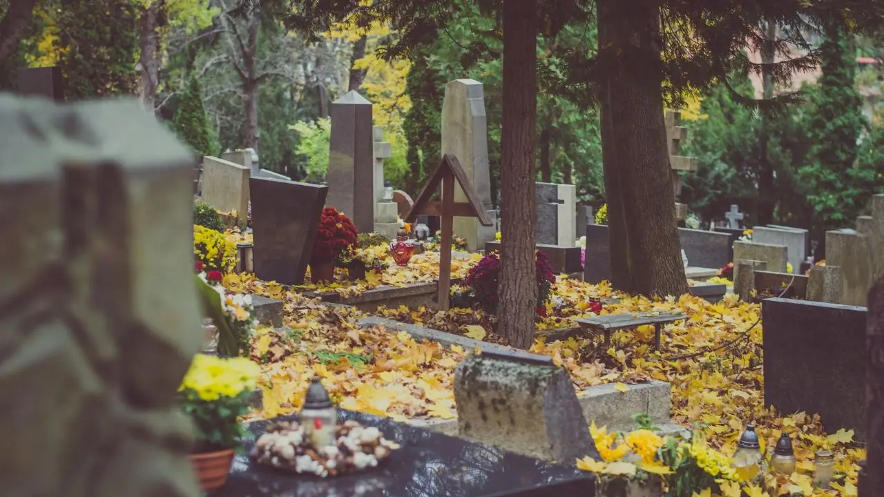 Urlop okolicznościowy śmierć dziadka - cmentarz