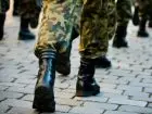 Zbliżenie na buty żołnierza