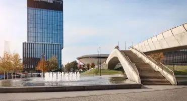 Zdjęcie fontanny w Katowicach