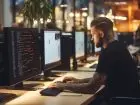 Jak zostać java developerem - programista pracujący przy biurku