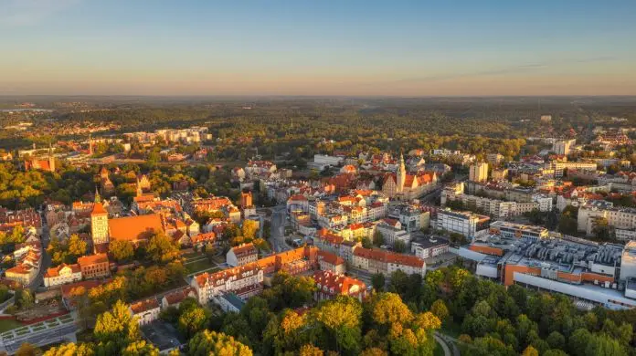 Najwięksi pracodawcy w Olsztynie - panorama Olsztyna
