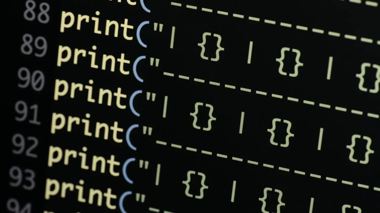 CV programista Python - kod Python