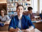 Student w ławce
