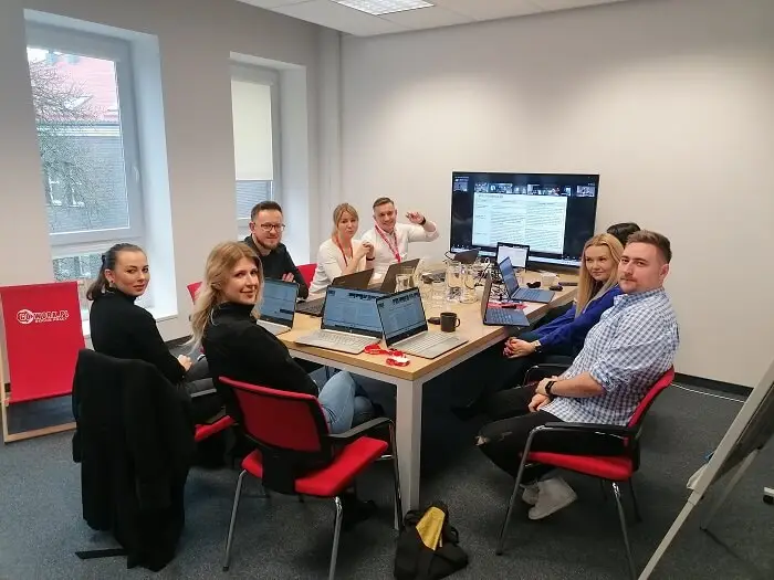 Spotkanie działu handlowego GoWork.pl
