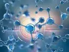 Nanotechnologia - abstrakcyjny model cząsteczki