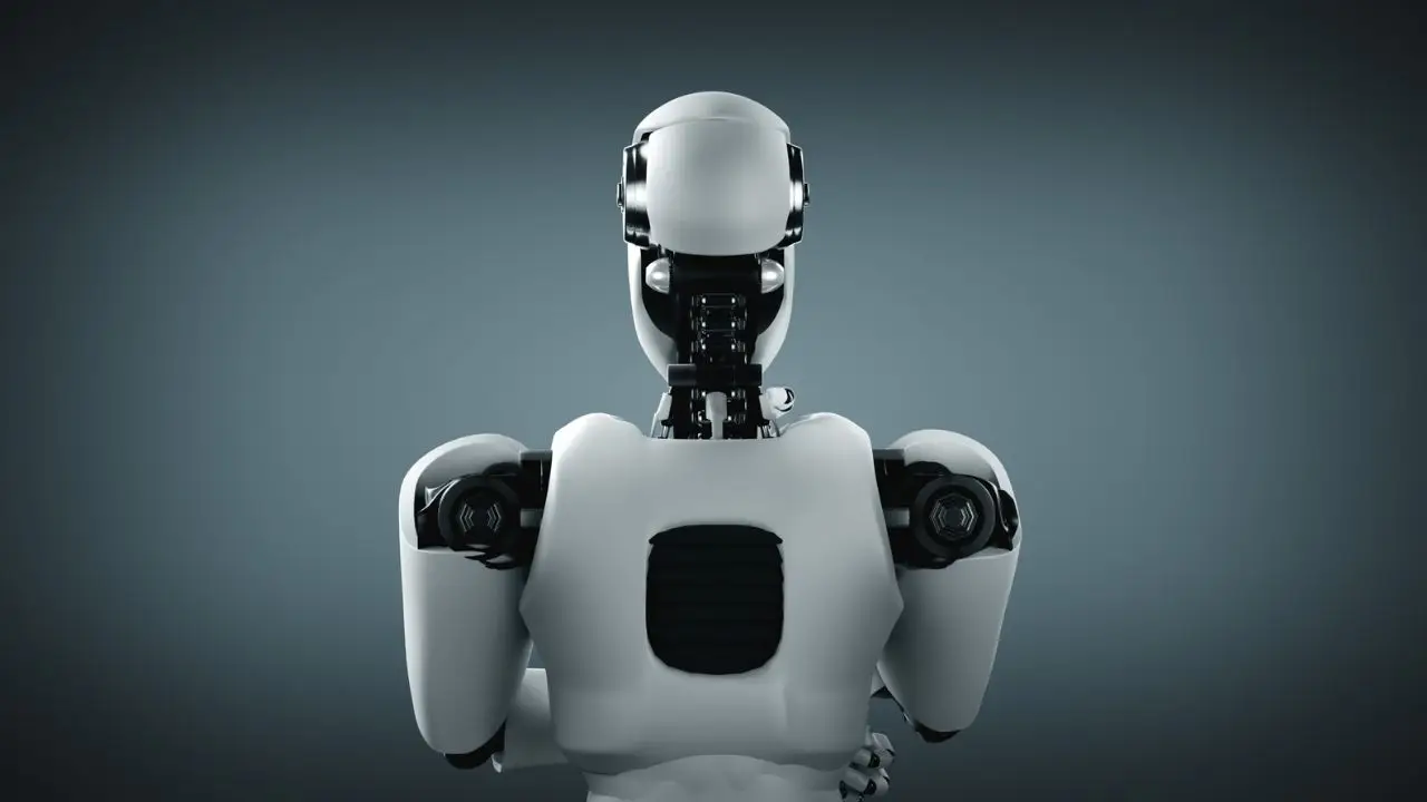 Jakie zawody znikną za 20 lat - robot na szarym tle