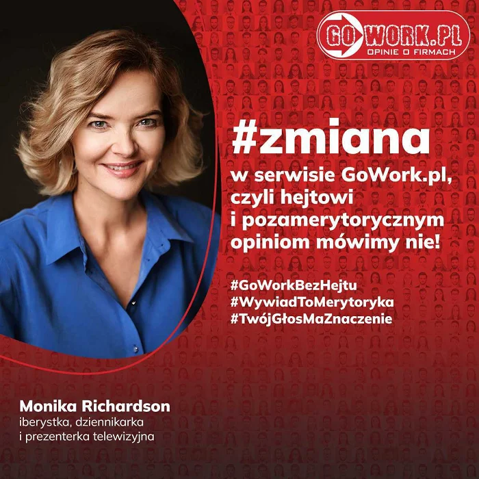 Monika Richardson o zmianie na GoWork.pl