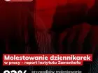 Molestowanie dziennikarek w pracy - grafika przedstawiająca część twarzy kobiety