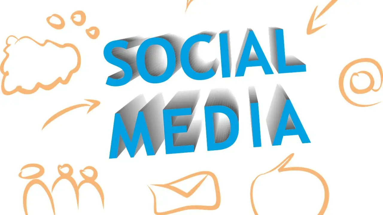 Social media napis i ikonki