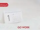 Oferty pracy - GoWork - lipiec - grafika przedstawiająca kalendarz i logo GoWork