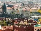 Pejzaż miejski widok Praga, republika Czech