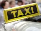 Kryzys taksówkarzy - taxi napis