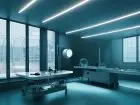 turkusowa organizacja - sala biurowa w kolorze turkusowym
