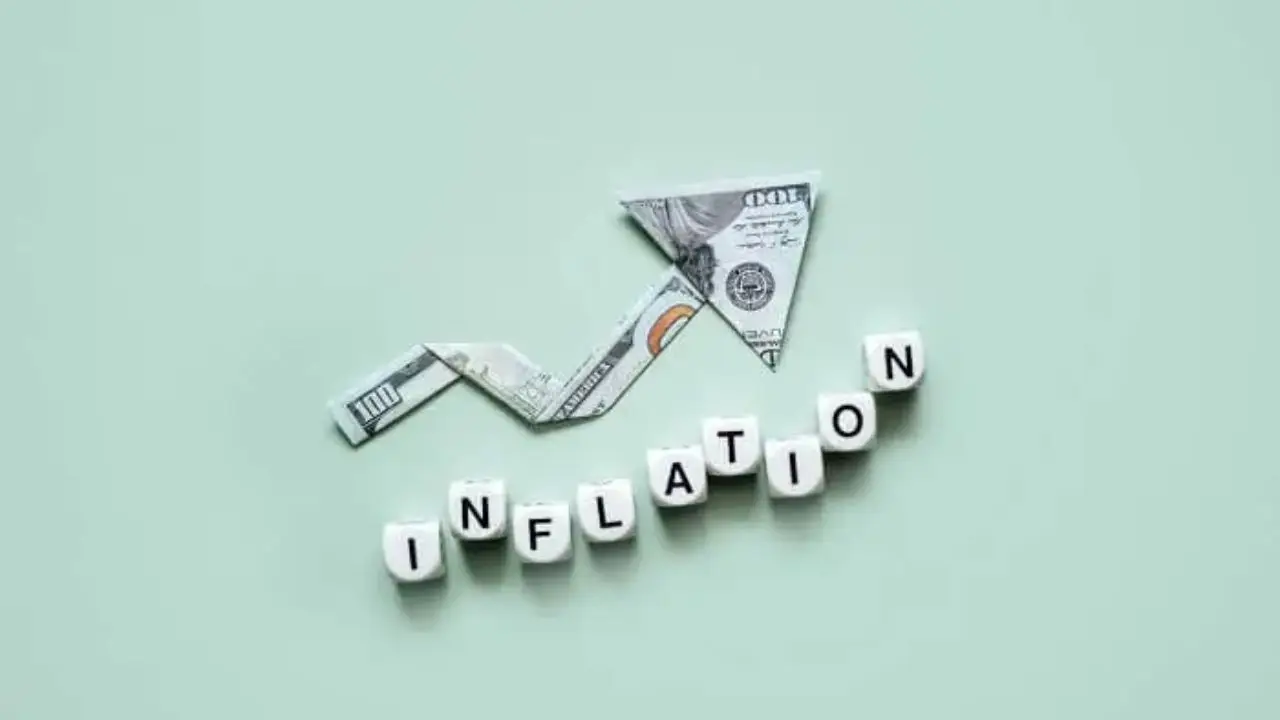 Strzałka z napisem inflation