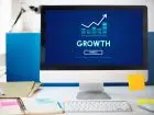 Co zapewnia szybki rozwój przedsiębiorstwa - ekran monitora z napisem growth