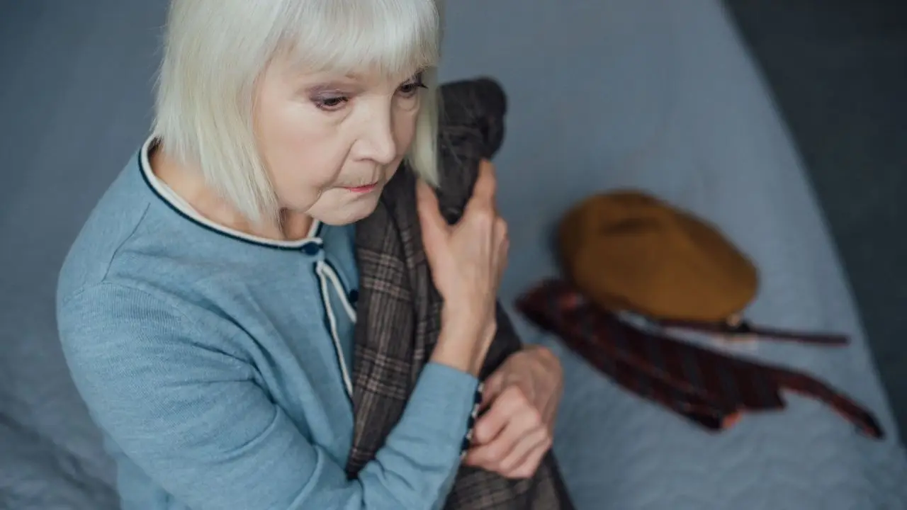 Renta po mężu - wdowa z przedmiotami męża