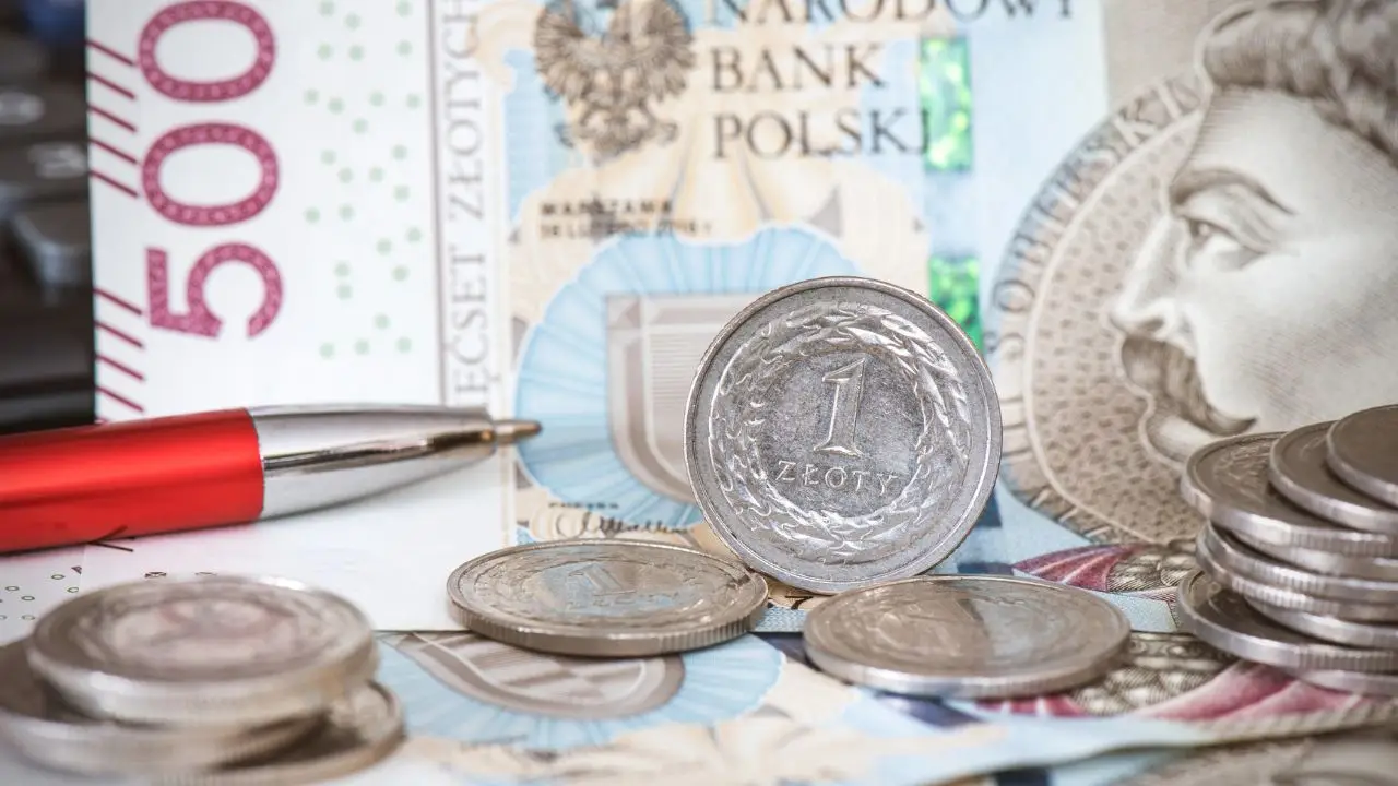 60 tys. kwoty wolnej od podatku - polskie pieniądze i długopis