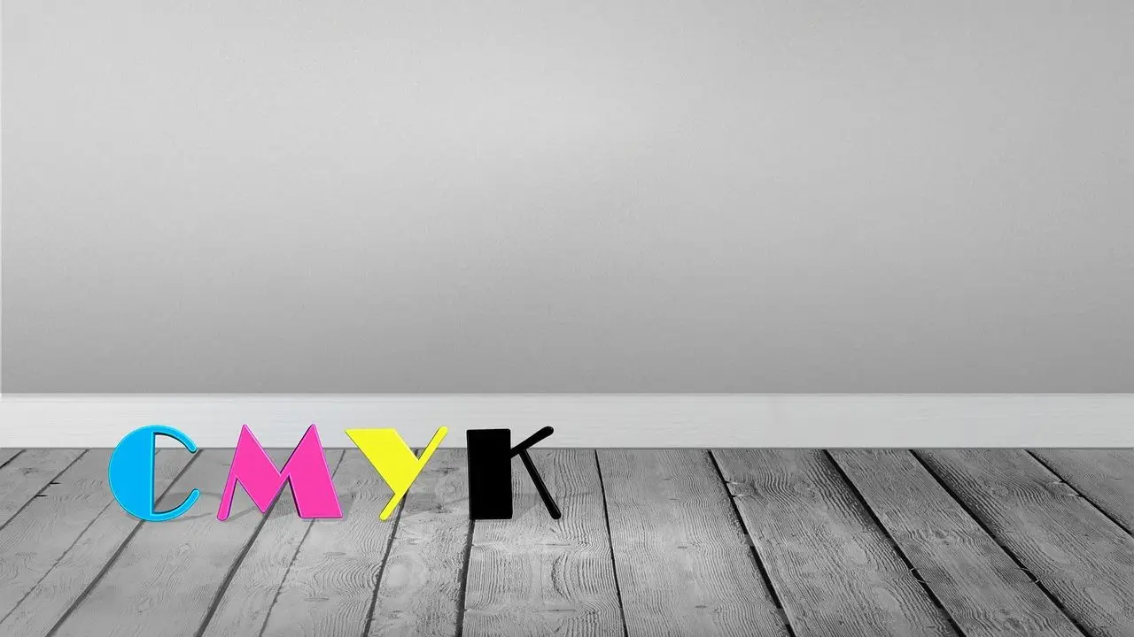 Napis CMYK - co to