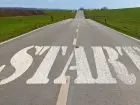 CCC Polkowice - nowe miejsca pracy - napis start na ulicy