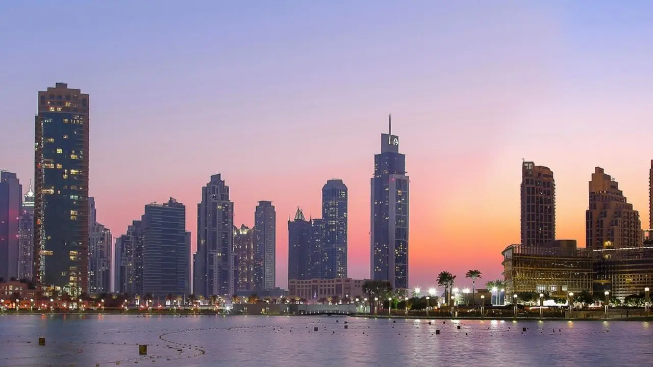 Praca Dubaj - panorama Dubaju