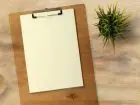 Wzór podania o pracę - pusta kartka