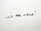 GoWork dla HR - napis we are hiring