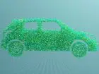 NaszeAuto program - grafika zielonego samochodu