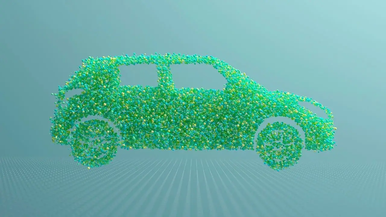 NaszeAuto program - grafika zielonego samochodu