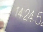 Skrócony czas pracy - zegar na ekranie