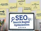 Pozycjonowanie - SEO - ekran z napisem SEO